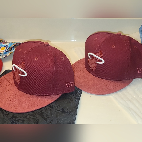 Rare Miami Heat Suede Brim Snapback - Picture 8 of 13